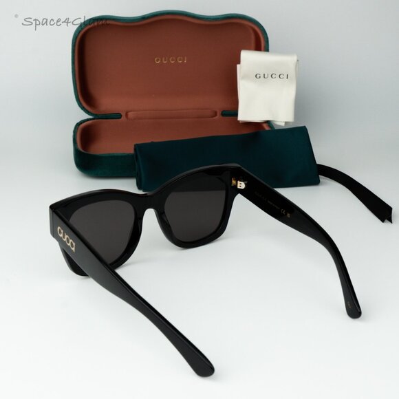 Gucci Women Sunglasses Black Grey Square GG1789S 001 BRAND NEW main image 9